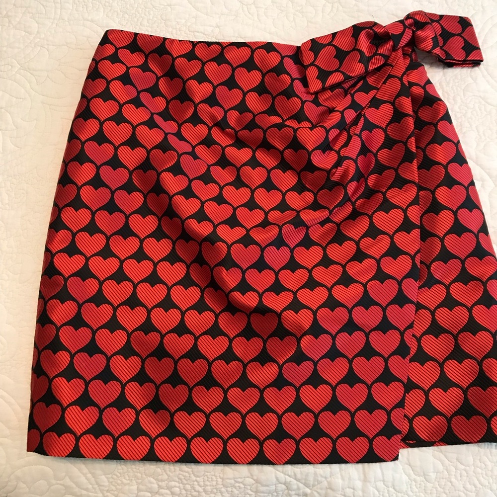 J Crew Wrap Heart Skirt size 4